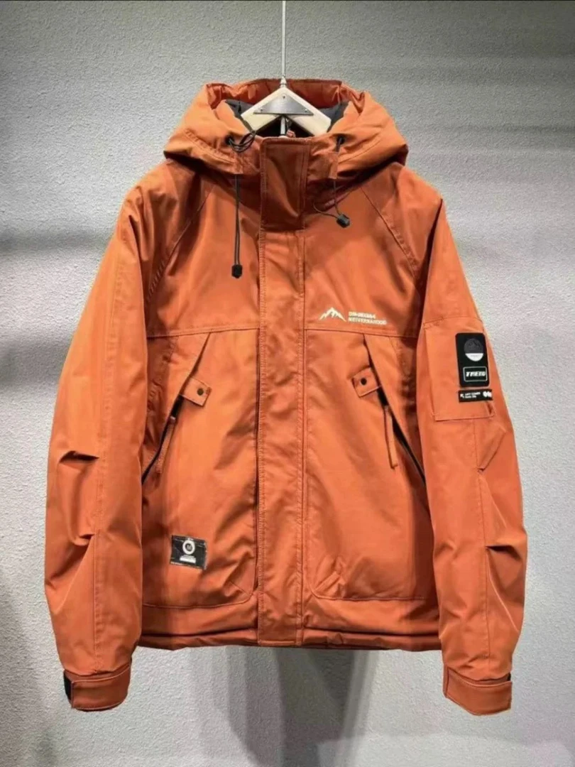 103冬季户外潮流时尚运动休闲厚保暖外套男装