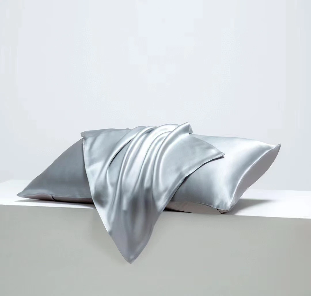 单面桑蚕丝单个 枕套 贴肤桑蚕丝耐用枕套74乘48