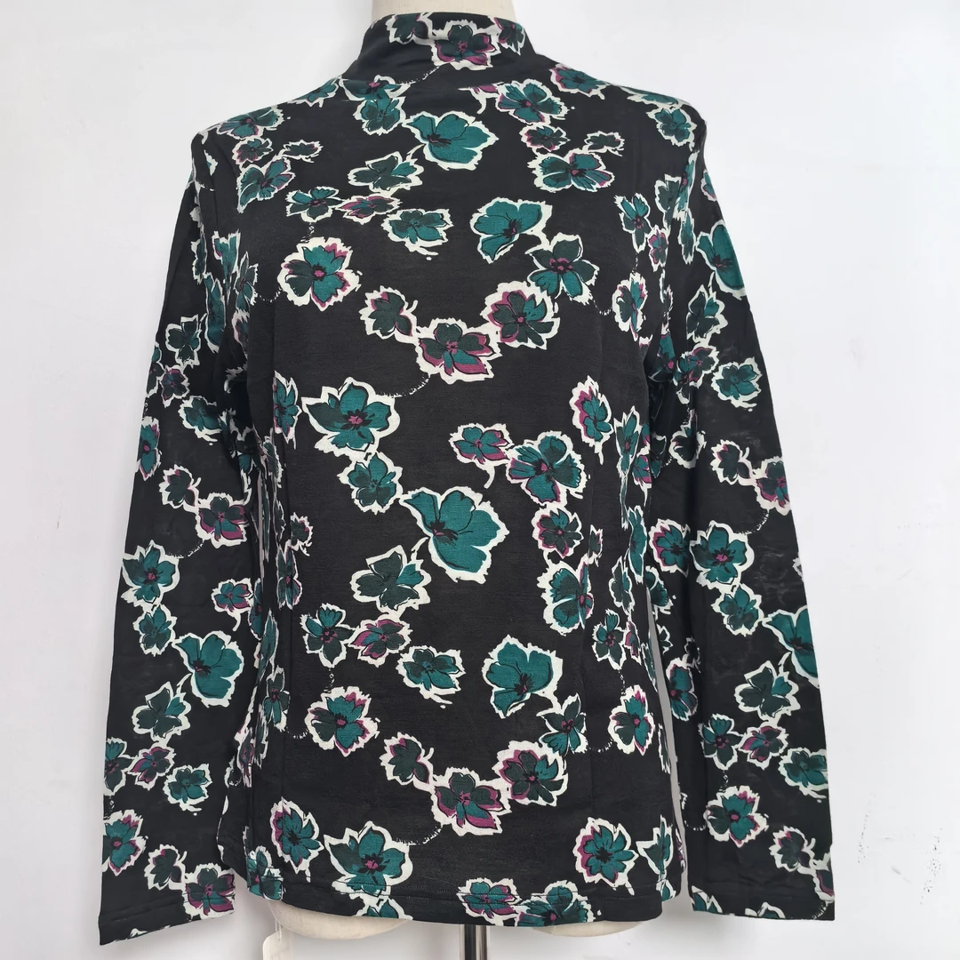 （特清）NJ超细羊毛半高领长袖3879-7