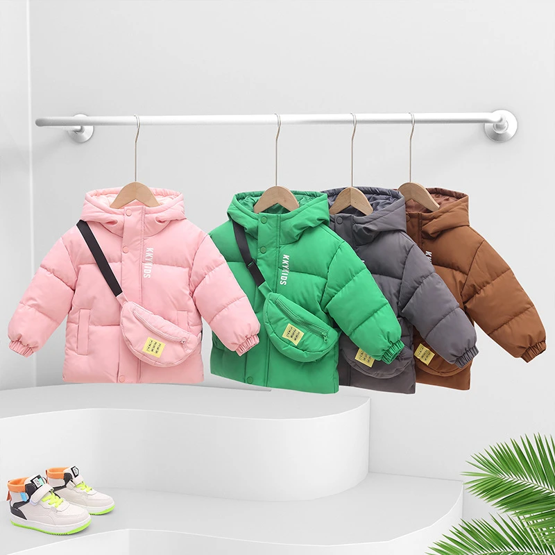 儿童服冬季外套面包服2023新款男女童棉袄洋气加厚保暖棉衣棉内胆