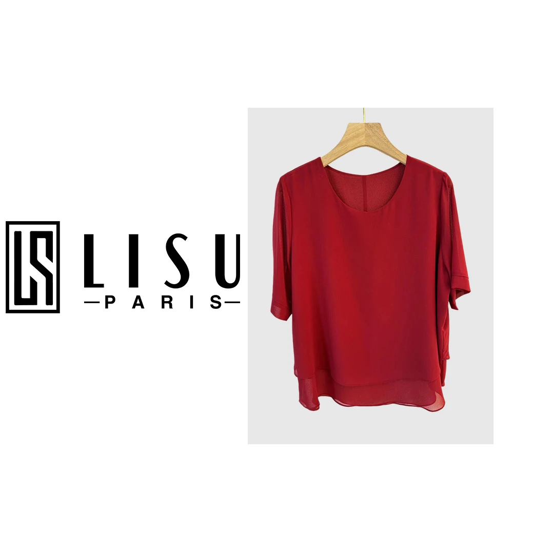 【撤柜 部分剪标】磬轻奢气质减龄显瘦小衫5515