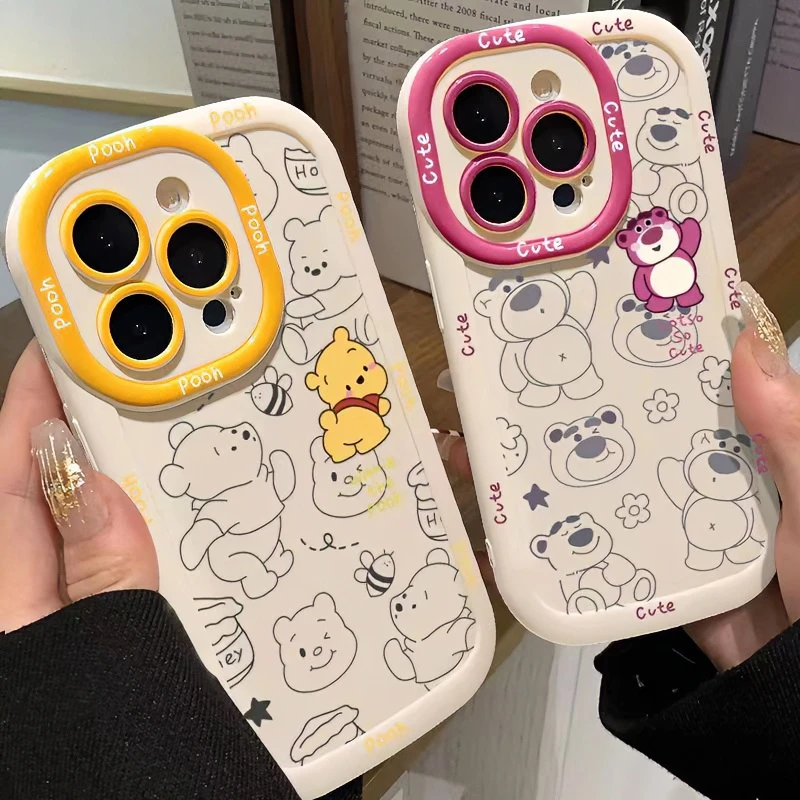 线条蜜罐适用iphone15pro/14/13手机壳苹果12/11华为vivo小米oppo