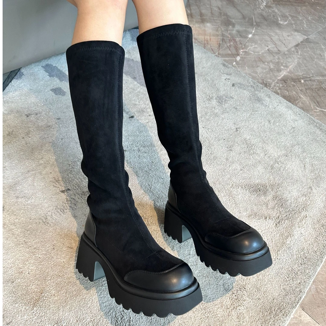 【田姜女装 】早秋新款百搭靴子