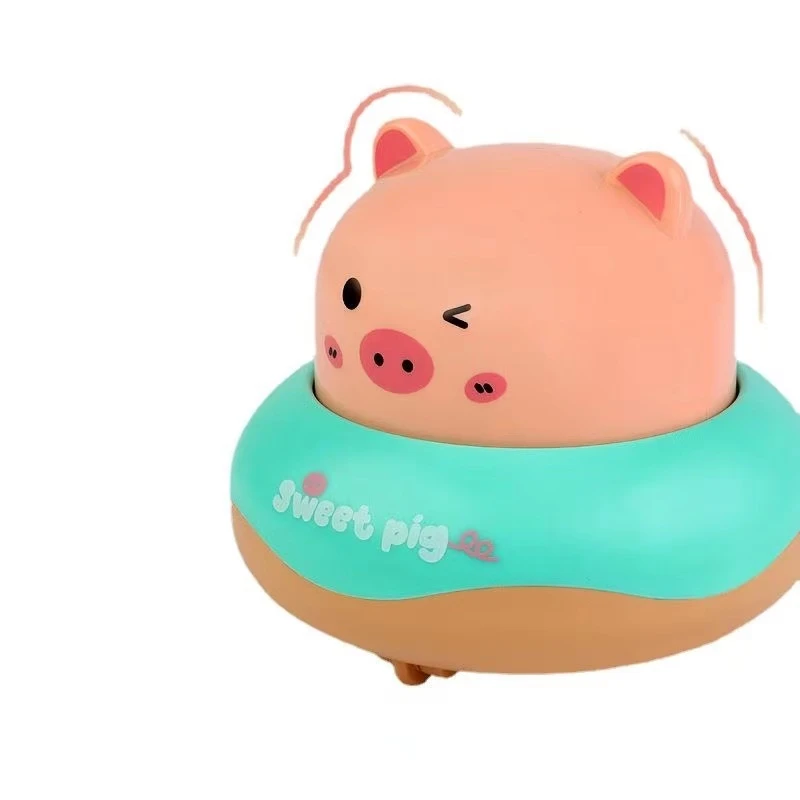 前进甜甜圈玩具按压小动物滑行玩具按压萌宠惯性