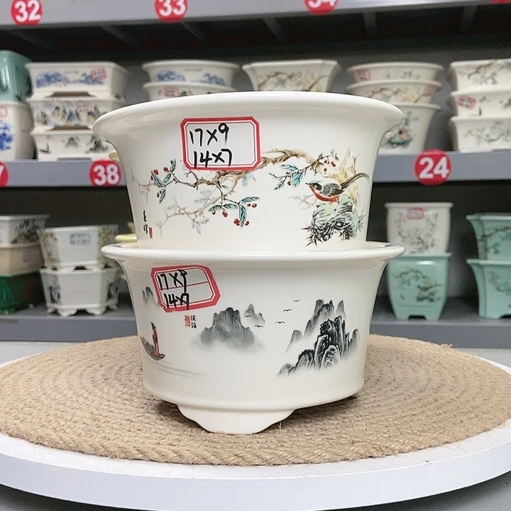 紫砂花瓶紫砂花盆