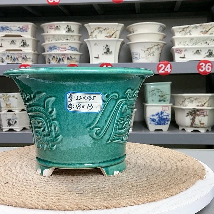 紫砂花瓶紫砂花盆