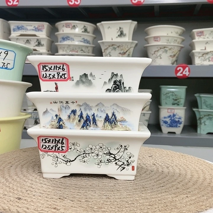紫砂花瓶紫砂花盆
