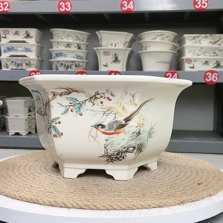 紫砂花瓶紫砂花盆