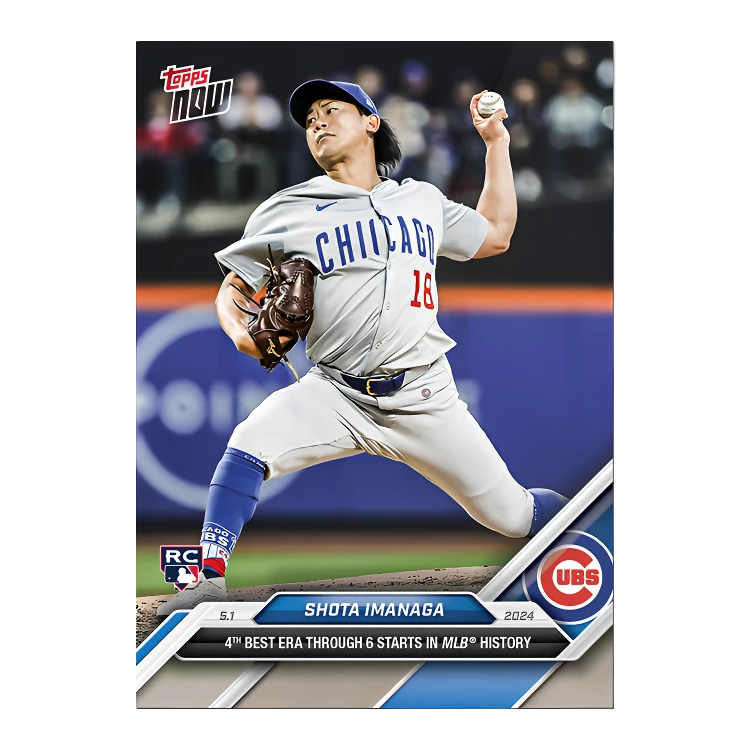 2024 Topps Now #147 小熊队 今永昇太 新人纪念卡