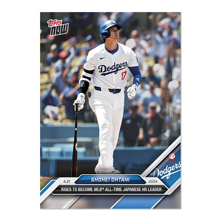 2024 Topps Now #106 大谷翔平 日本球员最多本垒打 纪念卡