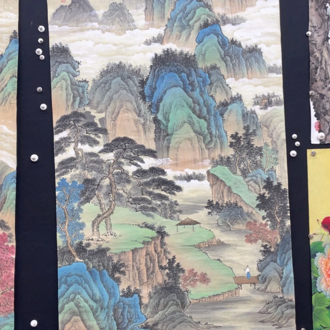 【闪购商品】绘画北**鱼六尺仿古
