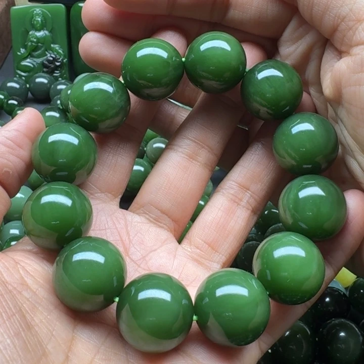 和田玉（碧玉）手串未镶嵌