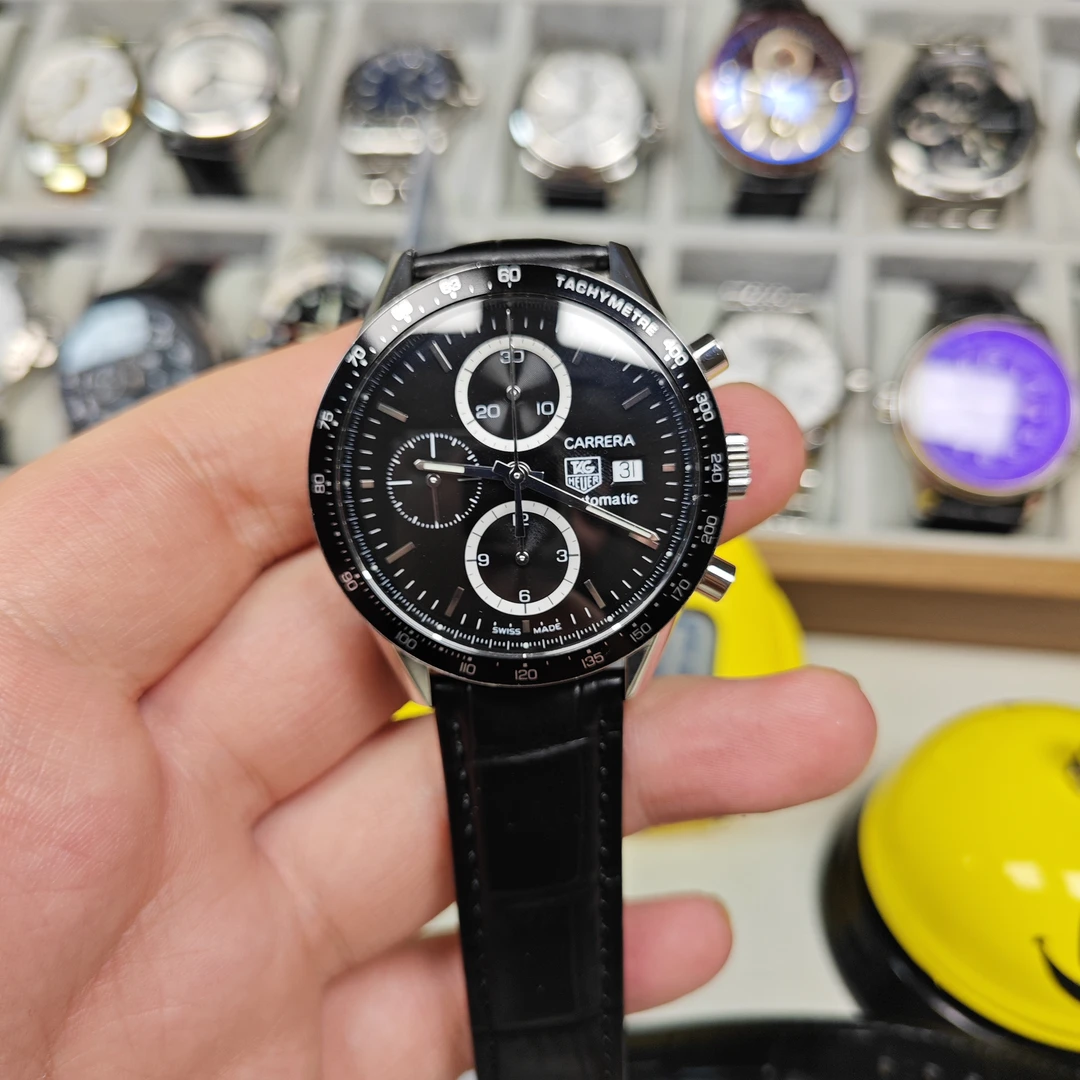 95新 TAG Heuer/泰格豪雅 卡莱拉系列/自动机械/42.5mm/ 单表