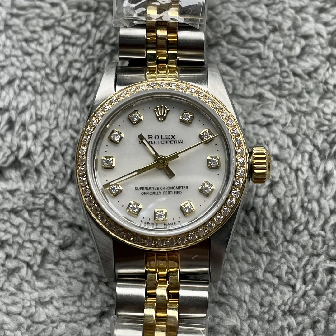 95新 Rolex/劳力士 劳力士/日志/25mm/自动机械/升级钻盘/单表