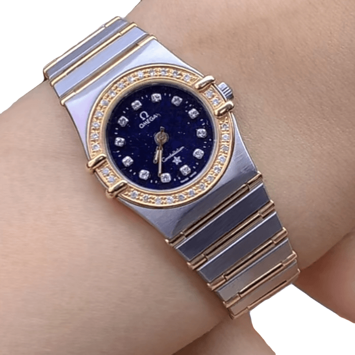 95新 Omega/欧米茄 /星座系列/24mm/石英/气质女士单表