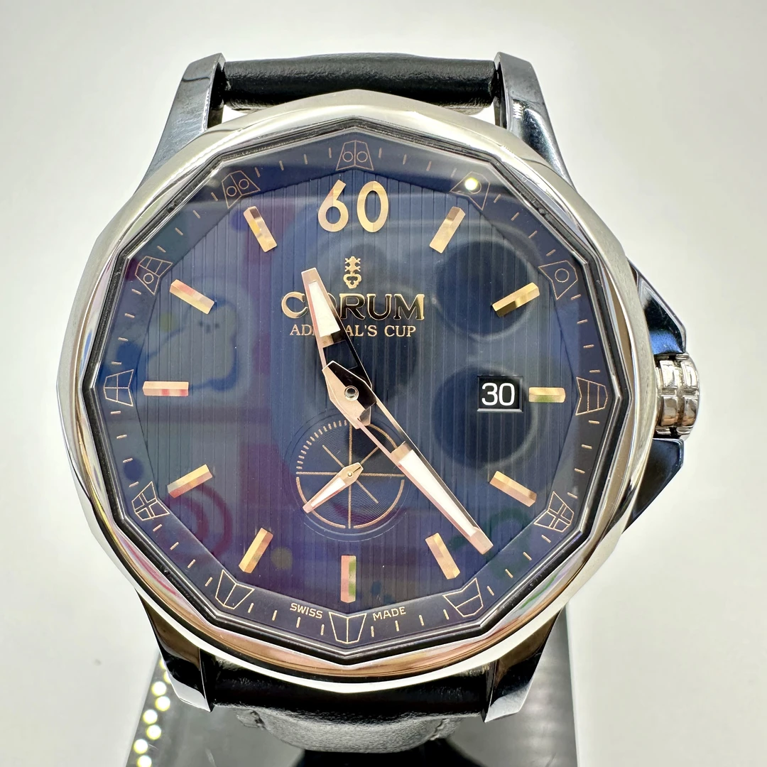 95新 CORUM/昆仑表 海军上将系列/自动机械/42mm/单表