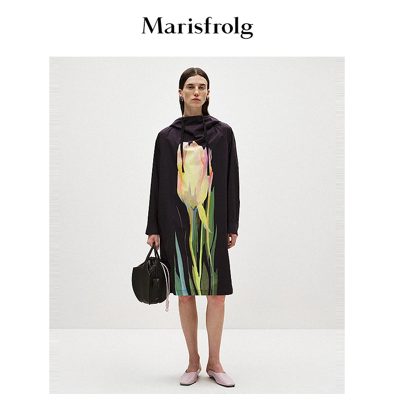Marisfrolg玛丝菲尔24春夏新款休闲郁金香系列连衣裙A1EG12626