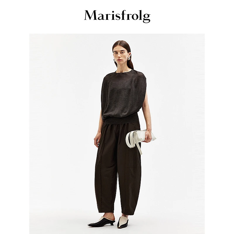 【筑感美学】Marisfrolg玛丝菲尔双色气球裤A1EG23865/A1EG23725