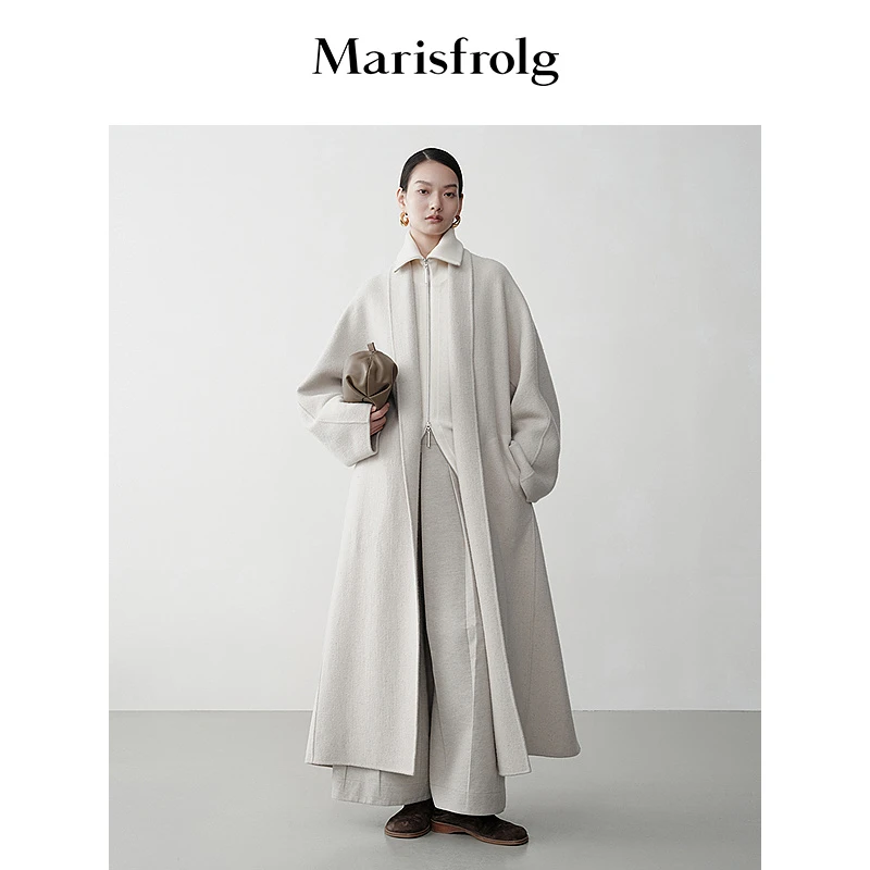 Marisfrolg玛丝菲尔毛呢外套高级感A1EG4153D