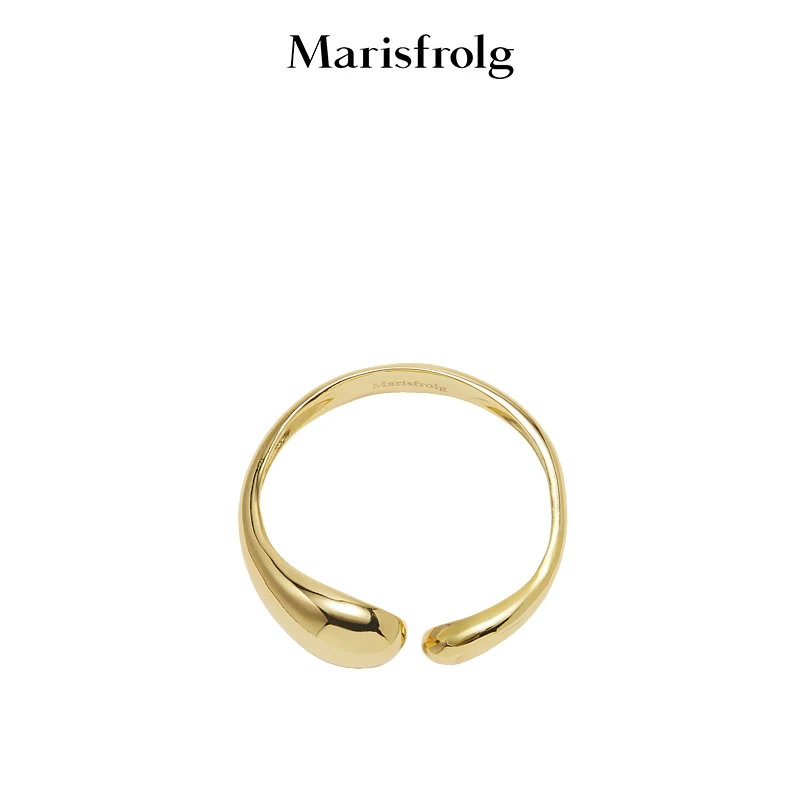 铜合金手镯 Marisfrolg玛丝菲尔气质轻奢时尚金色手镯A2DE49019