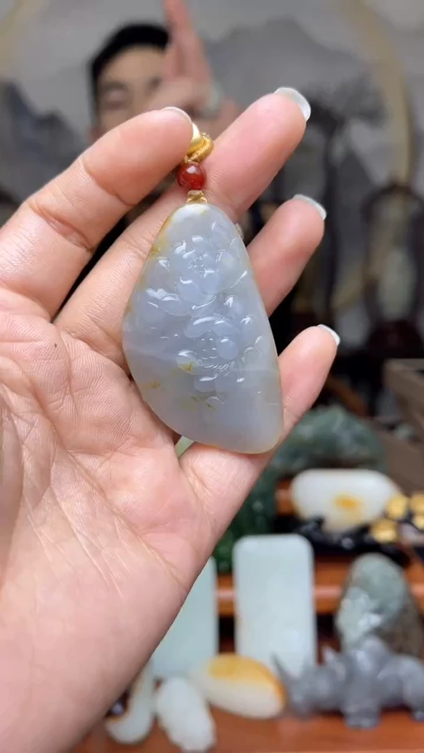 【闪购商品】和田玉吊坠未镶嵌286新疆料青花