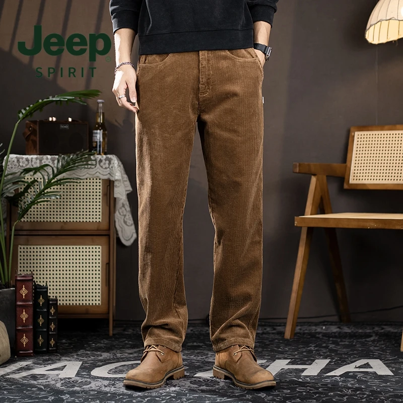 JEEPSPIRIT高端男士-秋冬款18盎司重磅灯芯绒7个口袋5099