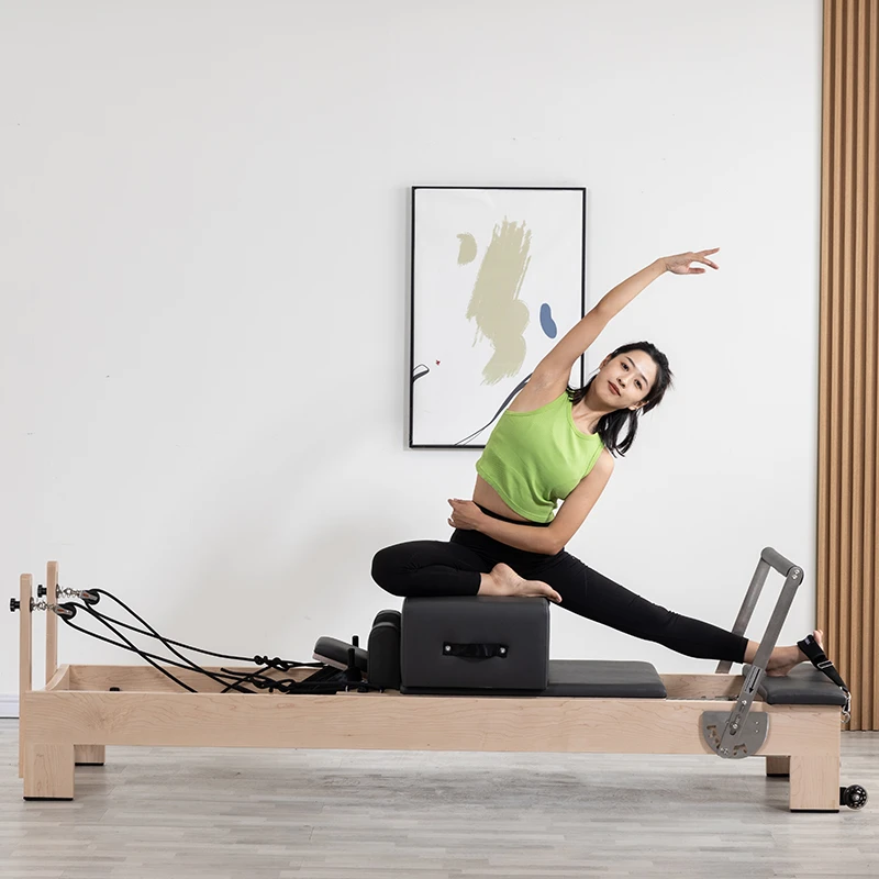 恋伽普拉提 枫木核心床瑜伽私教滑动凯迪拉克训练器材