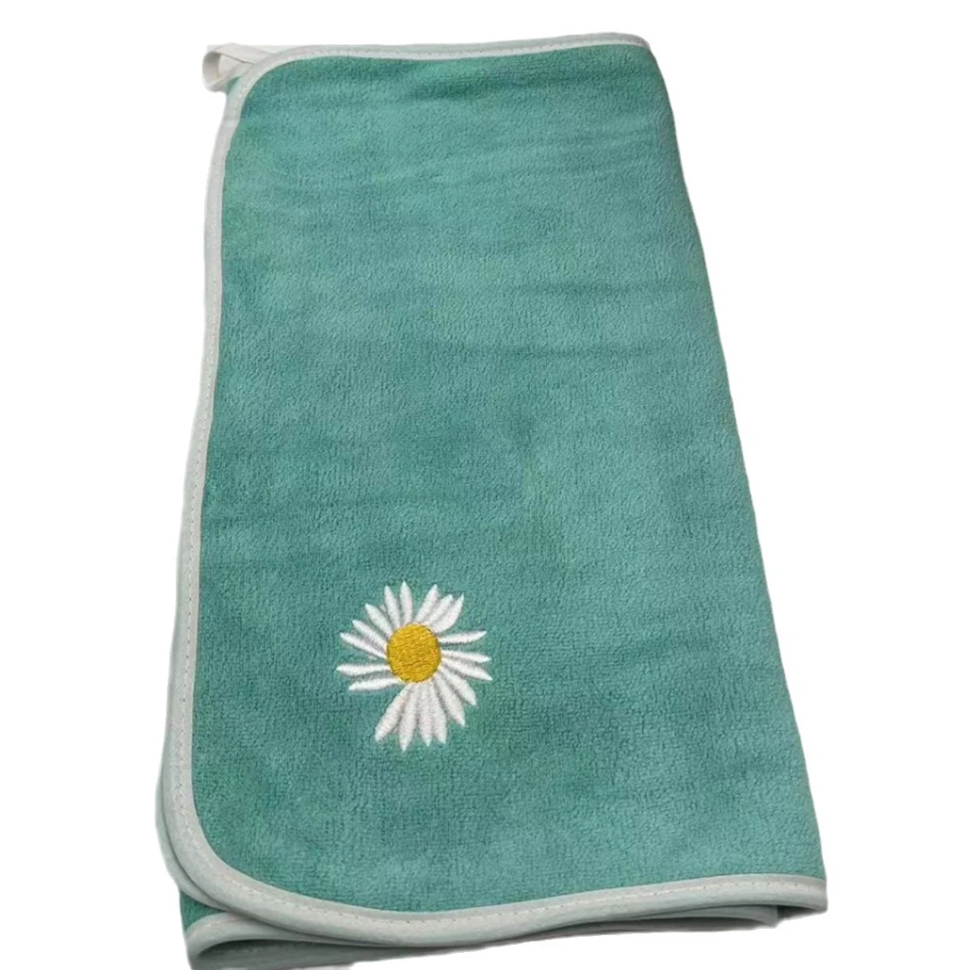 柔软雏菊毛巾洗澡儿童洗脸珊瑚绒成人速干纯棉抹布清洁学生