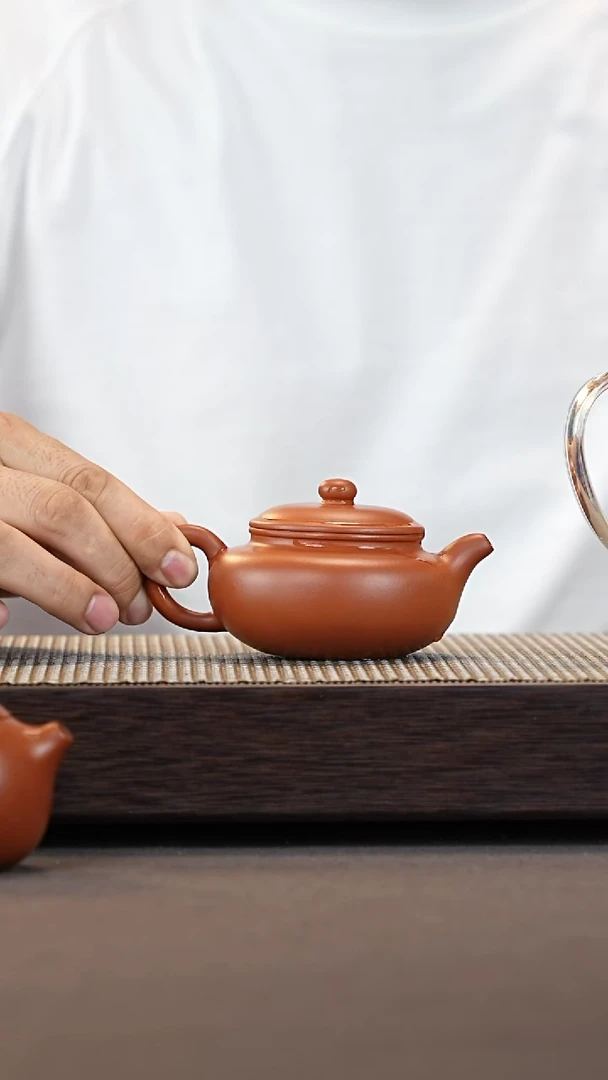 【闪购商品】紫砂茶壶仿古  赵庄朱泥