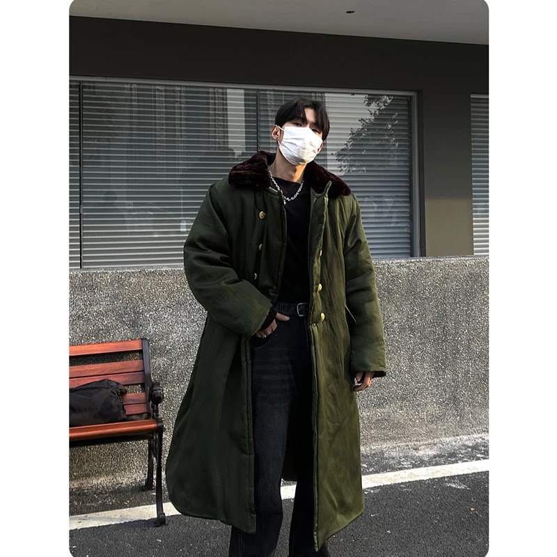 常服保暖军大衣男款冬季加厚中长款少帅服东北零下40度外套防寒服