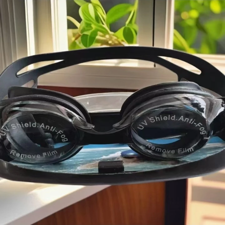 透明泳镜高清防雾防水平光近视男女士游泳眼镜专业护目镜防护眼镜