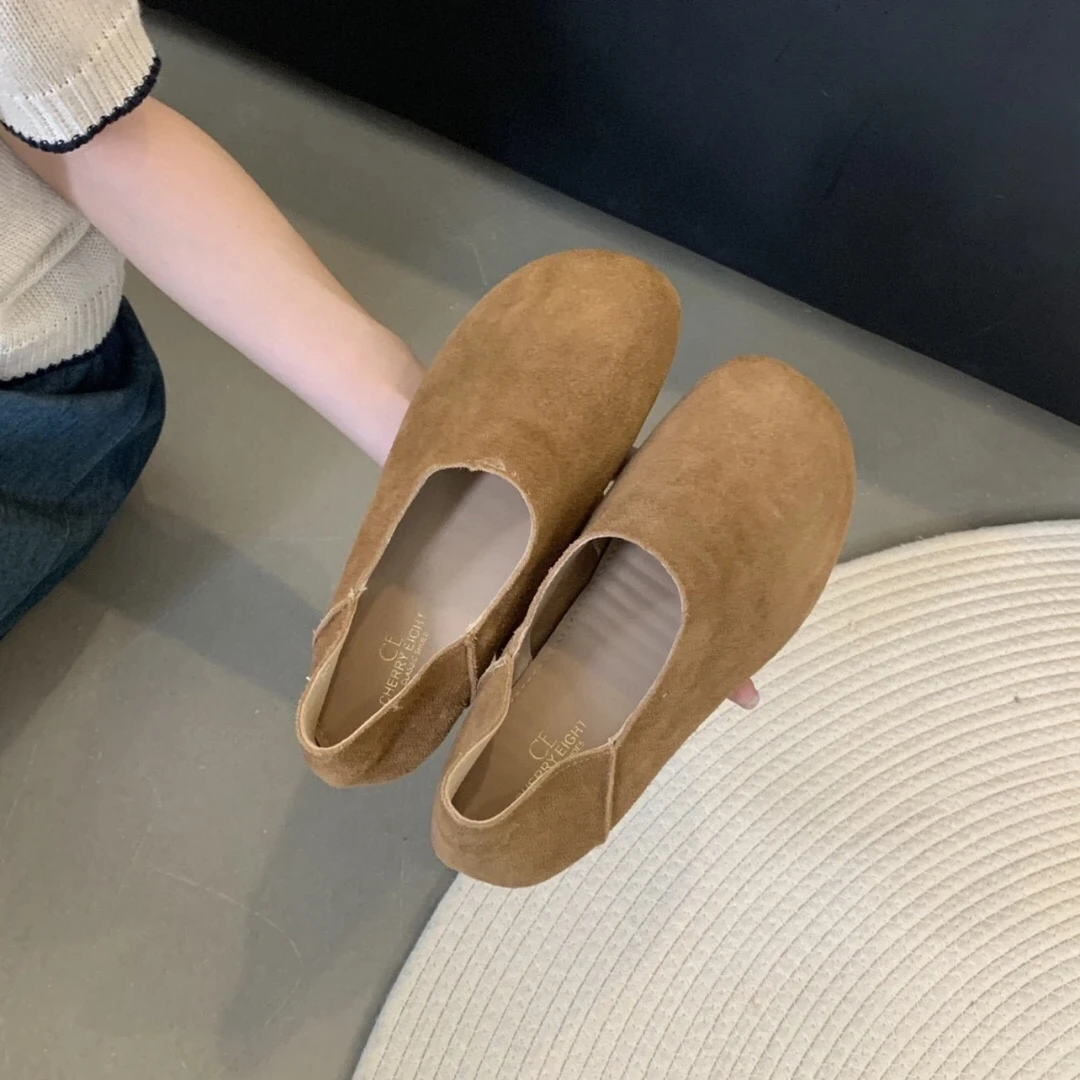 嘉嘉推荐 #218款时尚森系复古简约一脚蹬百搭勃肯鞋