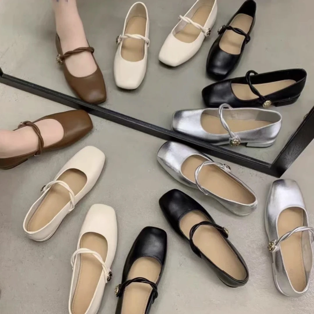 嘉嘉推荐 #0321款时尚低跟浅口单鞋