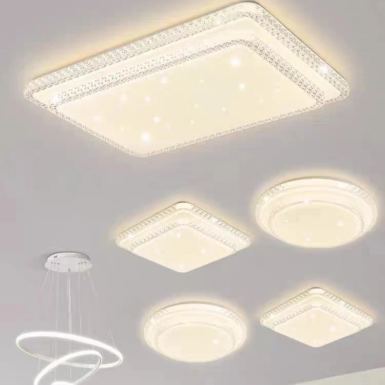 2023款现代简约大气客厅 卧室餐厅圆形轻奢led吸顶灯全屋套餐灯具