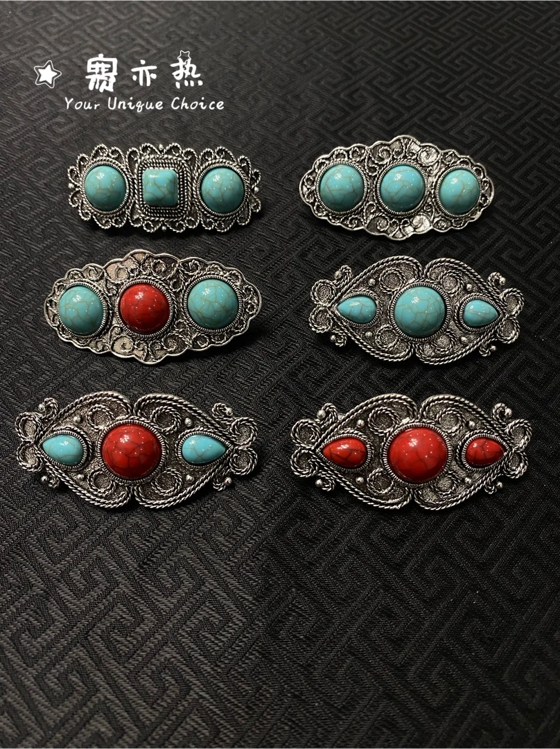 赛亦热纯手工民族饰品 发夹 头饰民族风发饰品时尚配饰