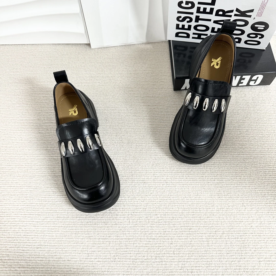 【与然良品】7802爆款百搭时尚乐福鞋D