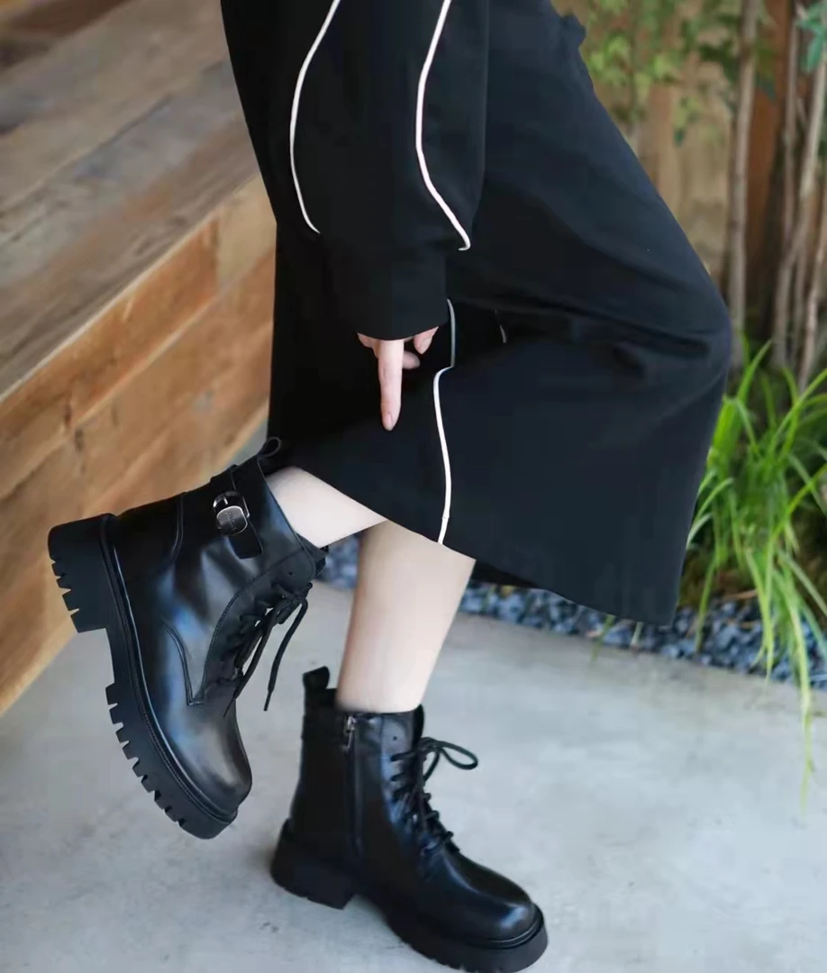 12-75-156女士时尚百搭秋冬女靴