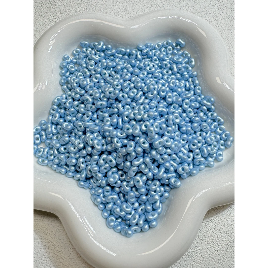 千色玻璃珠 FGB 花生珠 diy钥匙链手机链配件