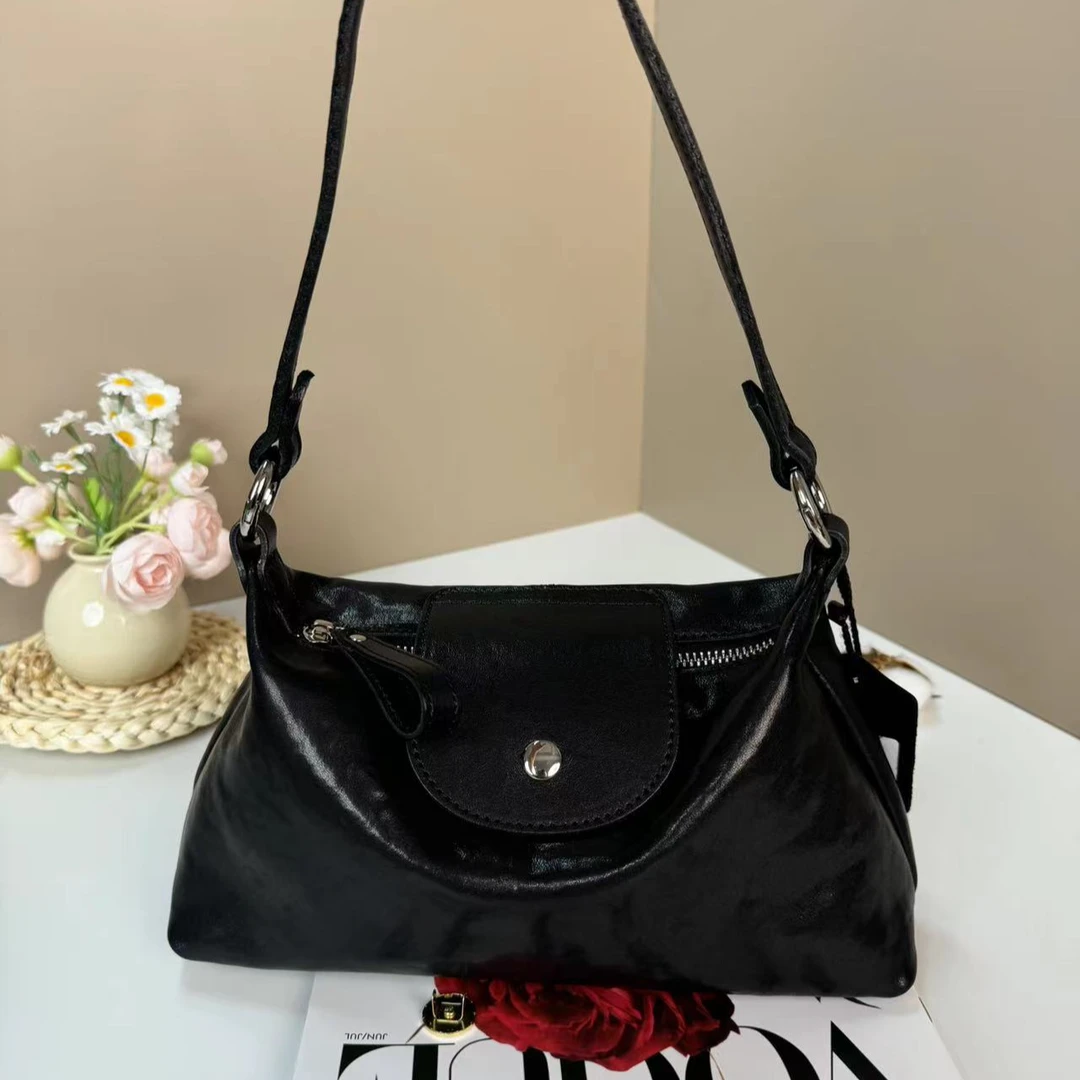 包包2024新款女士女包真皮手提包头层植楺头层牛皮单肩斜挎女包