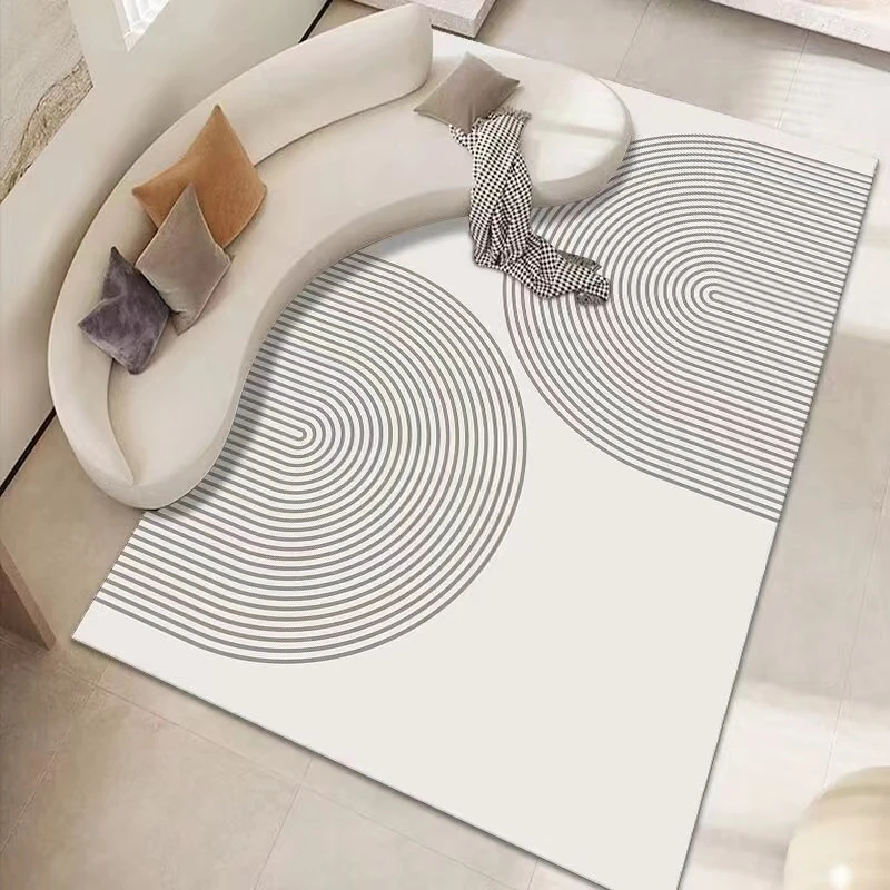 （云端）轻奢客厅地毯极简沙发茶几地垫北欧高级感家用卧室床边新款