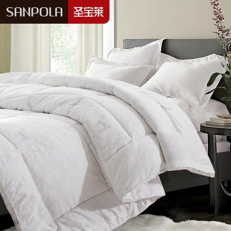 ANPOL/圣宝莱加厚立体澳毛被 冬被秋冬被保暖被芯