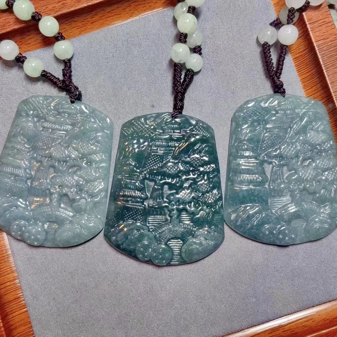 纳福祈福山水牌【HG】