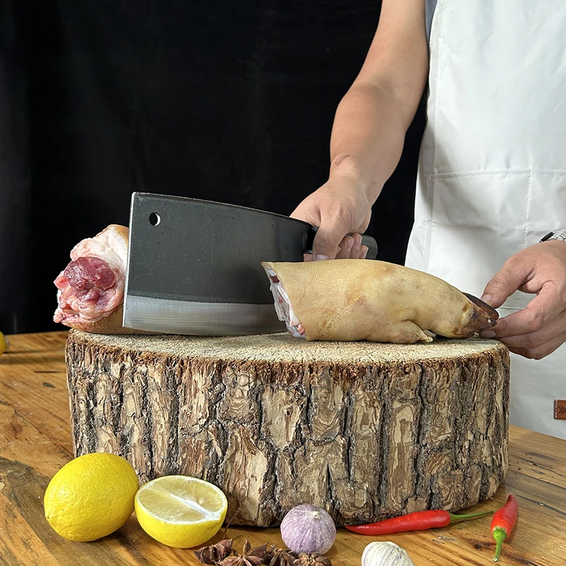 锻打菜刀切片刀斩切刀斩骨刀厨房家用商用锋利趁手耐用