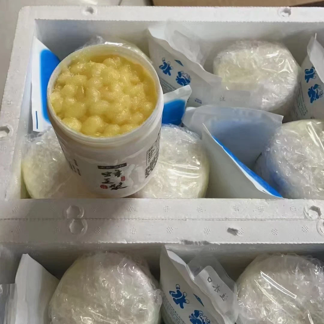 蜂农直销2024蜂王浆(送蜂蜜1斤)朵状春浆天然自产新鲜蜂皇浆500g