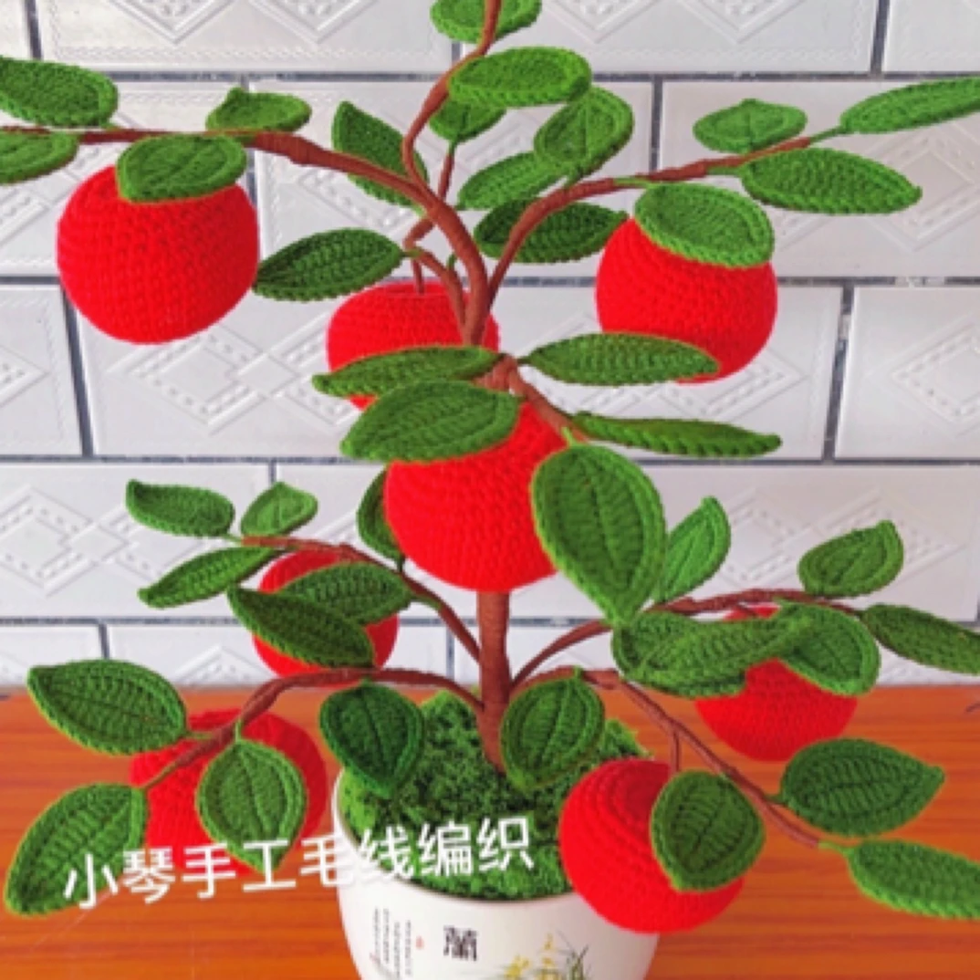 小琴家，大号防水清新学生苹果材料包，不带花盆，带视频教程