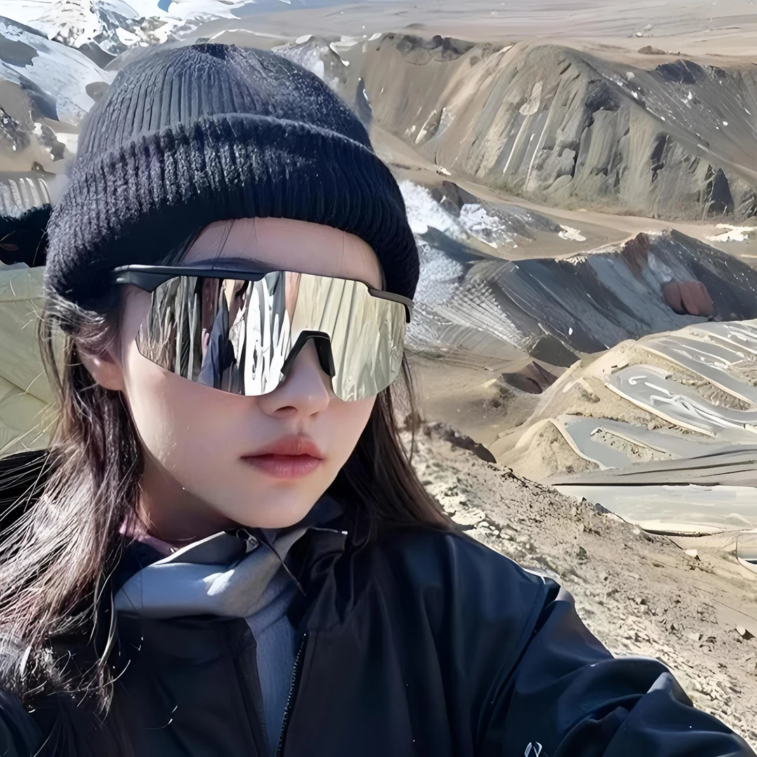户外徒步墨镜男女公路车骑行防风沙滑雪登山护目镜防紫外线太阳镜