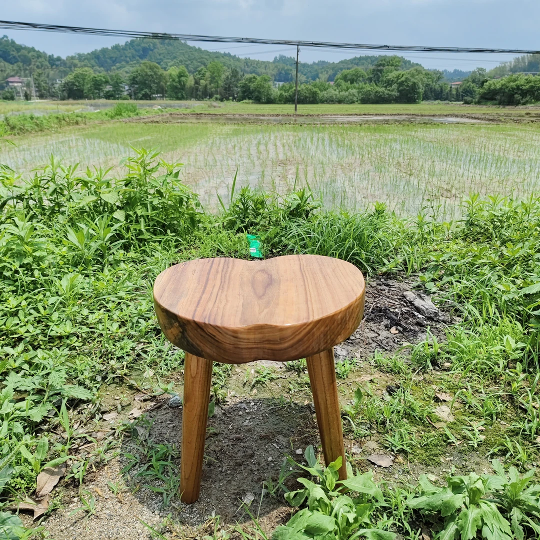 香樟小板凳创意苹果形矮凳民宿客厅家用小边几