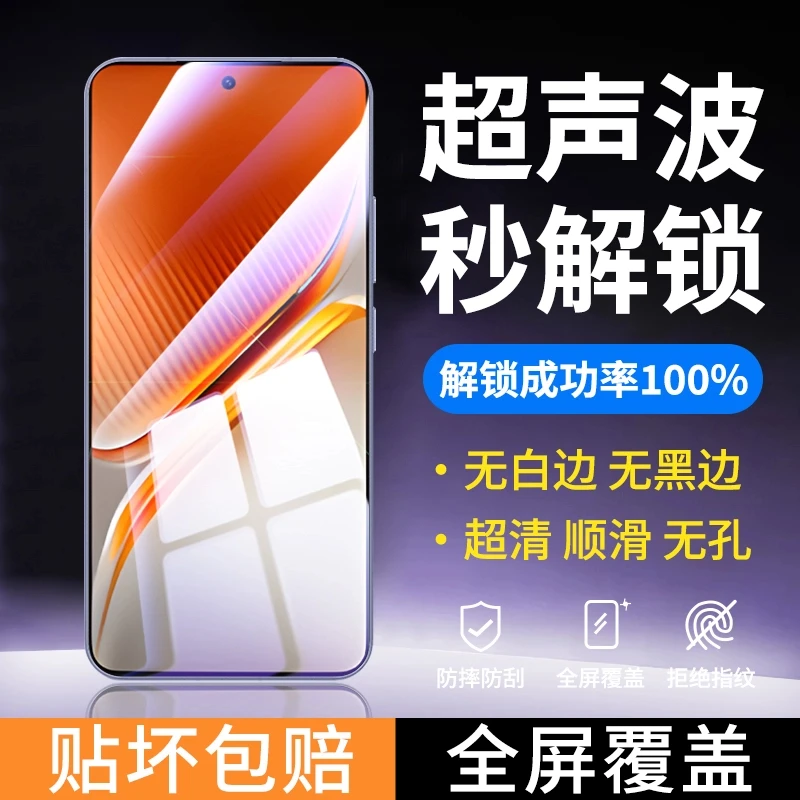 适用vivo iQOONeo10超声波指纹解锁钢化膜Neo10Pro高清防窥手机膜
