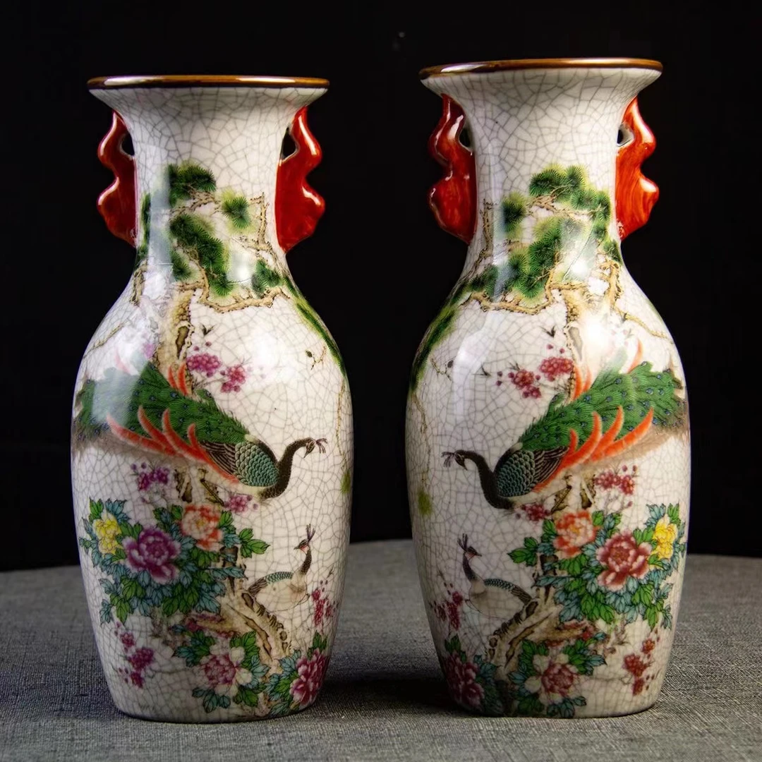 一号链接：粉彩瓷器花瓶，代拍链接