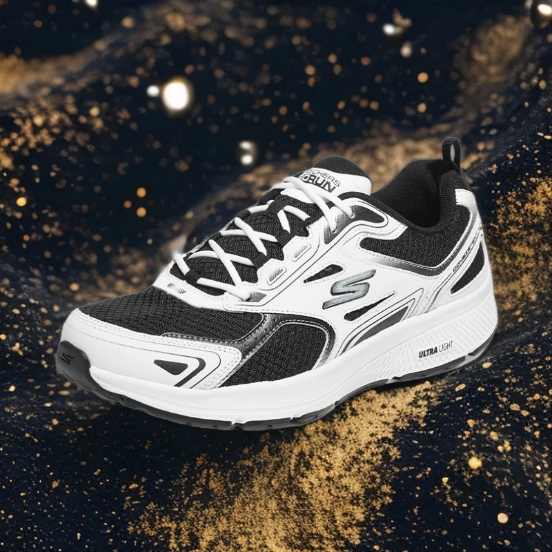 斯凯奇鞋子男鞋男士跑鞋休闲透气跑步透气轻便缓震高能感894054